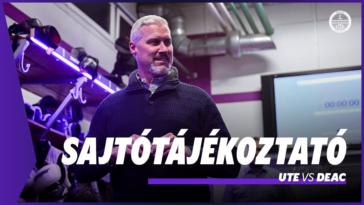 Sajtótájékoztató | UTE - DEAC