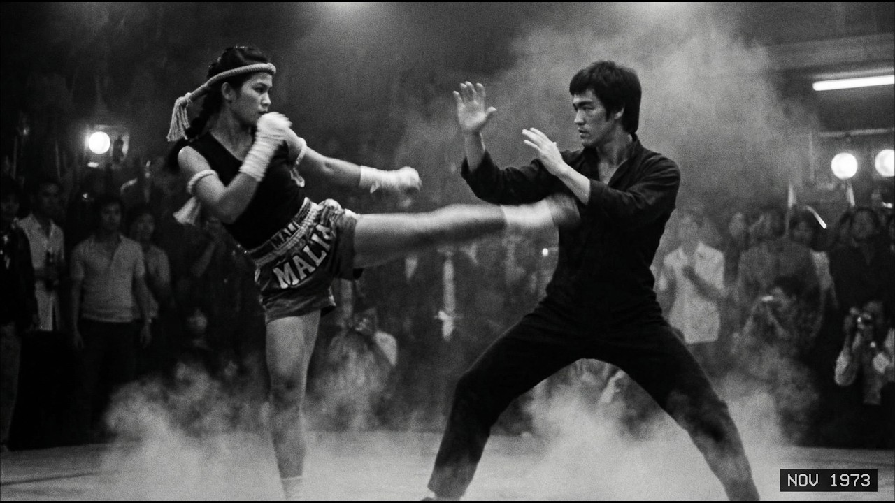 Bruce Lee Clashed with an Undefeated Thai Female Kickboxer Before Fame — Bangkok, 1958.