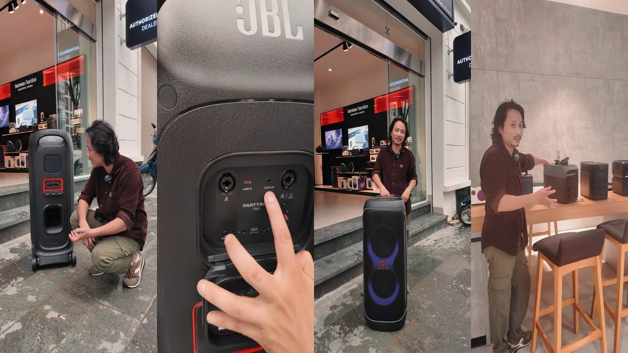 REVIEW JBL PARTYBOX 720 LOA DI ĐỘNG CÔNG SUẤT LỚN NHẤT CÓ PIN
