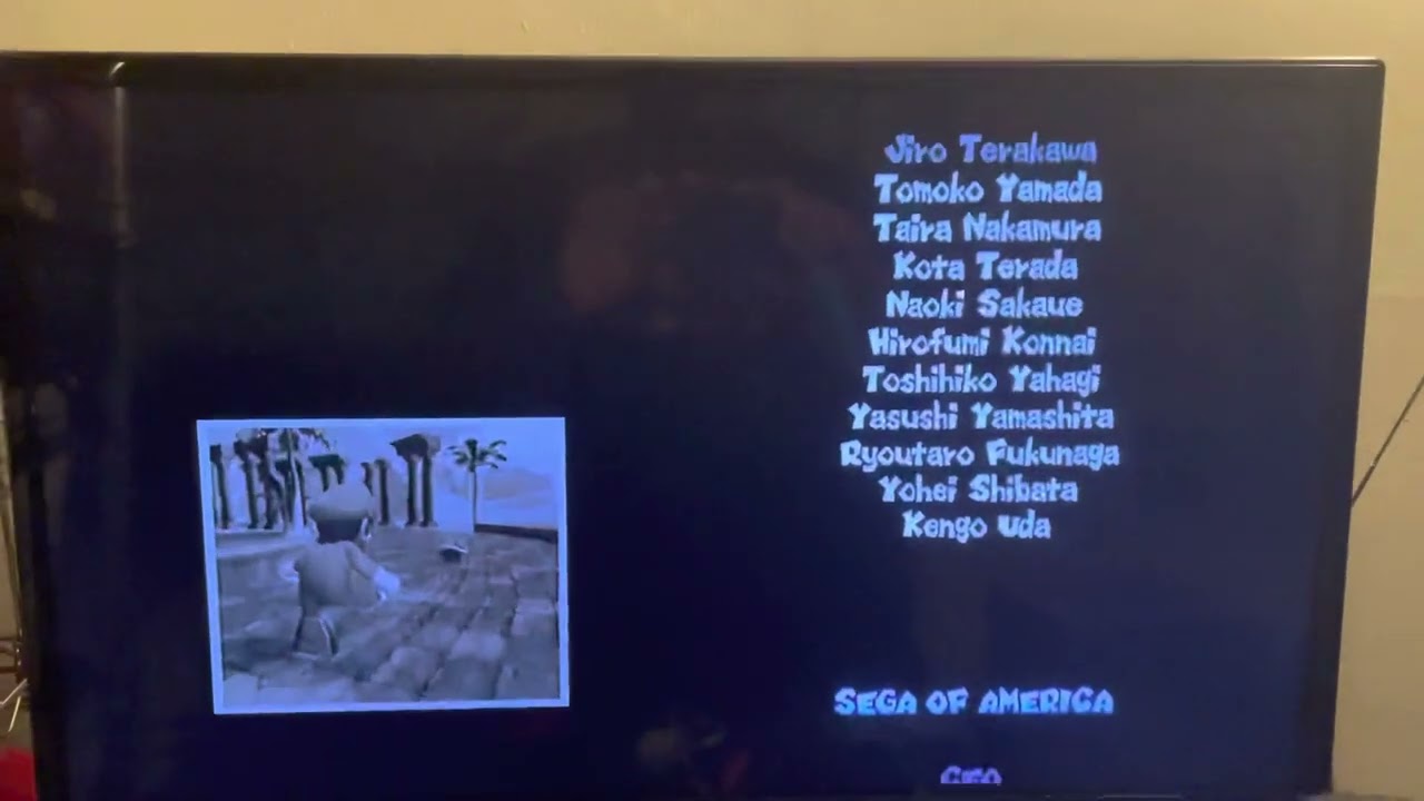 Mario & Sonic at the Olympic Games end credits Wii version