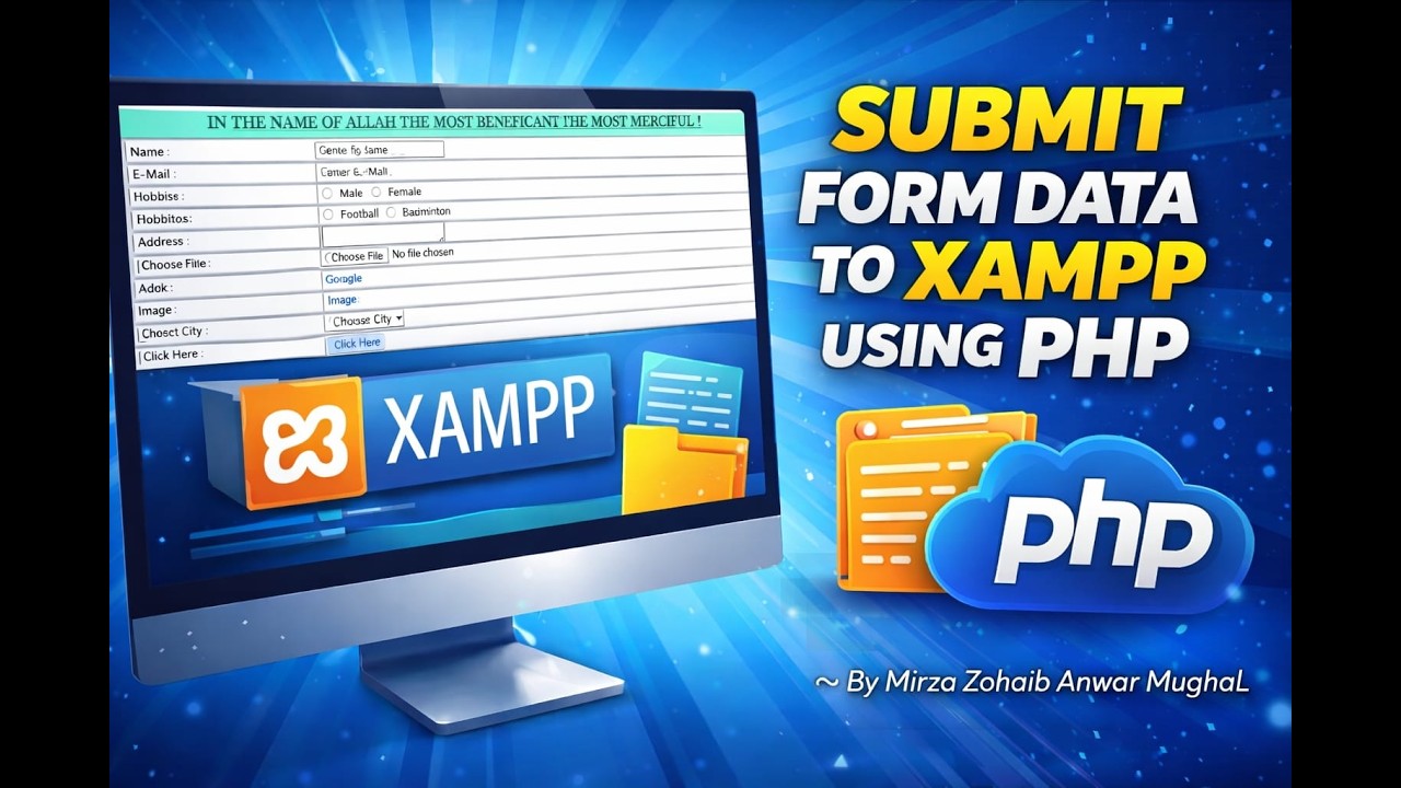 How to Submit Form Data through PHP in Xampp
