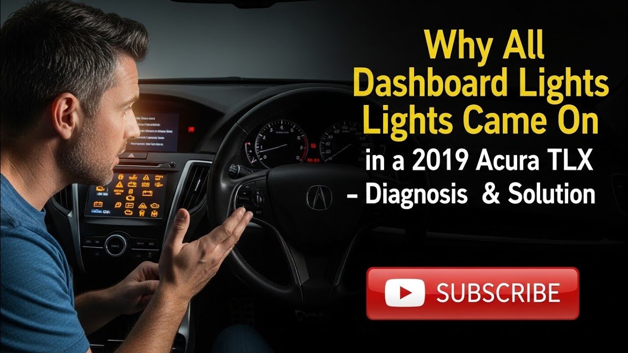 Почему загорелись все индикаторы на приборной панели в Acura TLX 2019 года — диагностика и решение