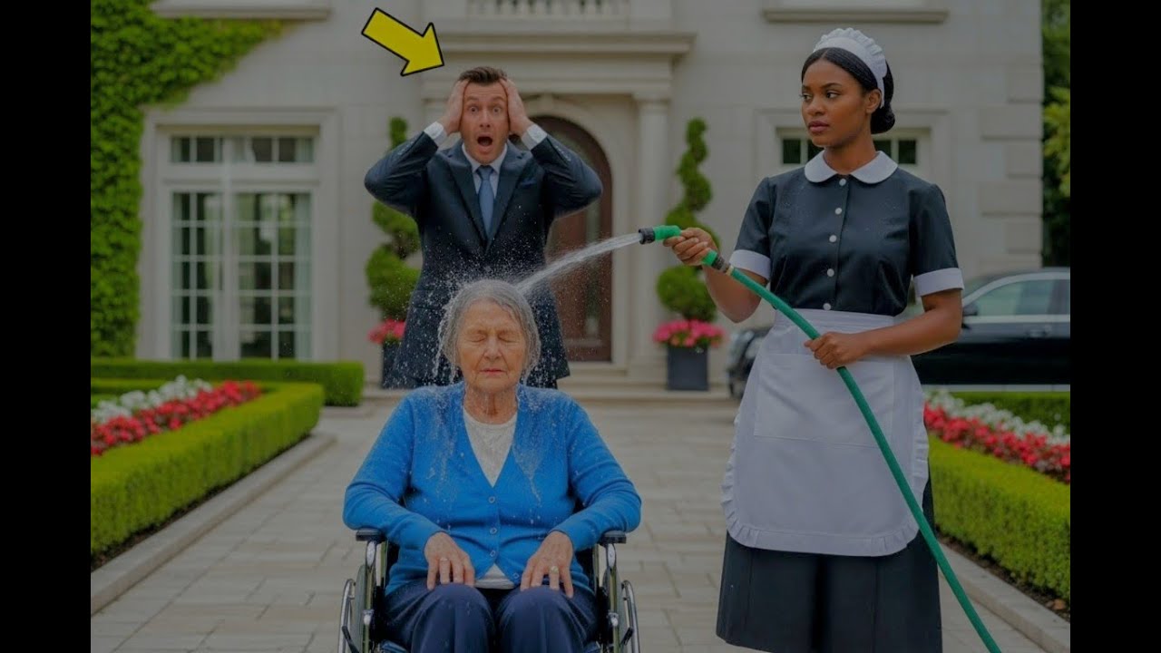 I'LL WASH YOUR MOM AND SHE'LL WALK. AND THE MILLIONAIRE THOUGHT IT WAS A JOKE, BUT FROZE WHEN HE SAW