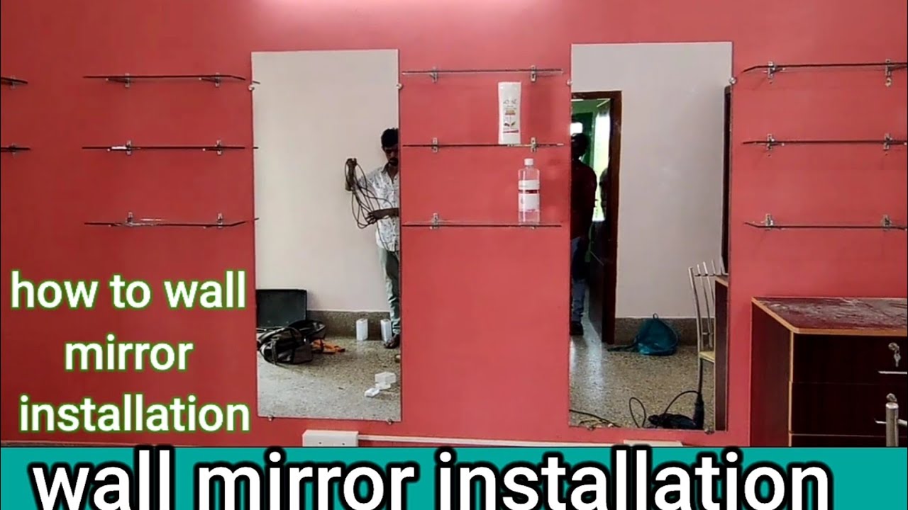 How To Wall Mirror Installations || Mirror Installation ||Gym Mirror Installation Kaise Karen