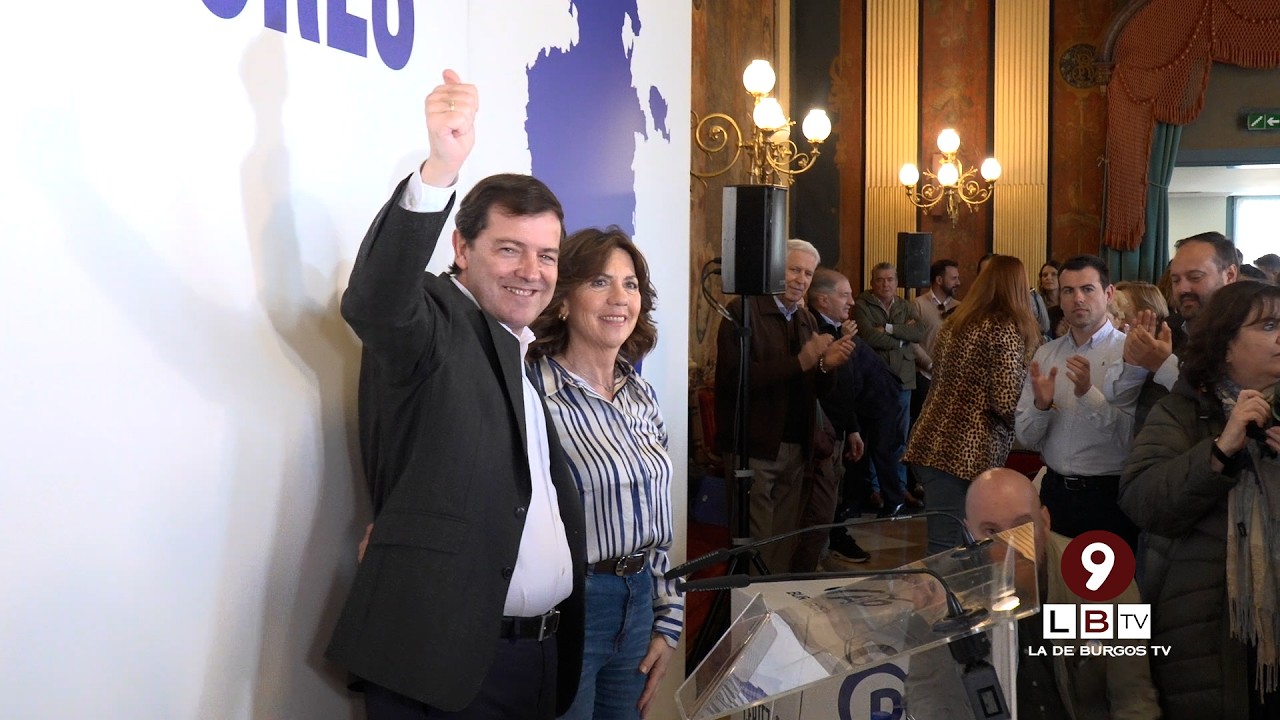 El PP cierra campaña en Burgos con Mañueco y Marta Arroyo