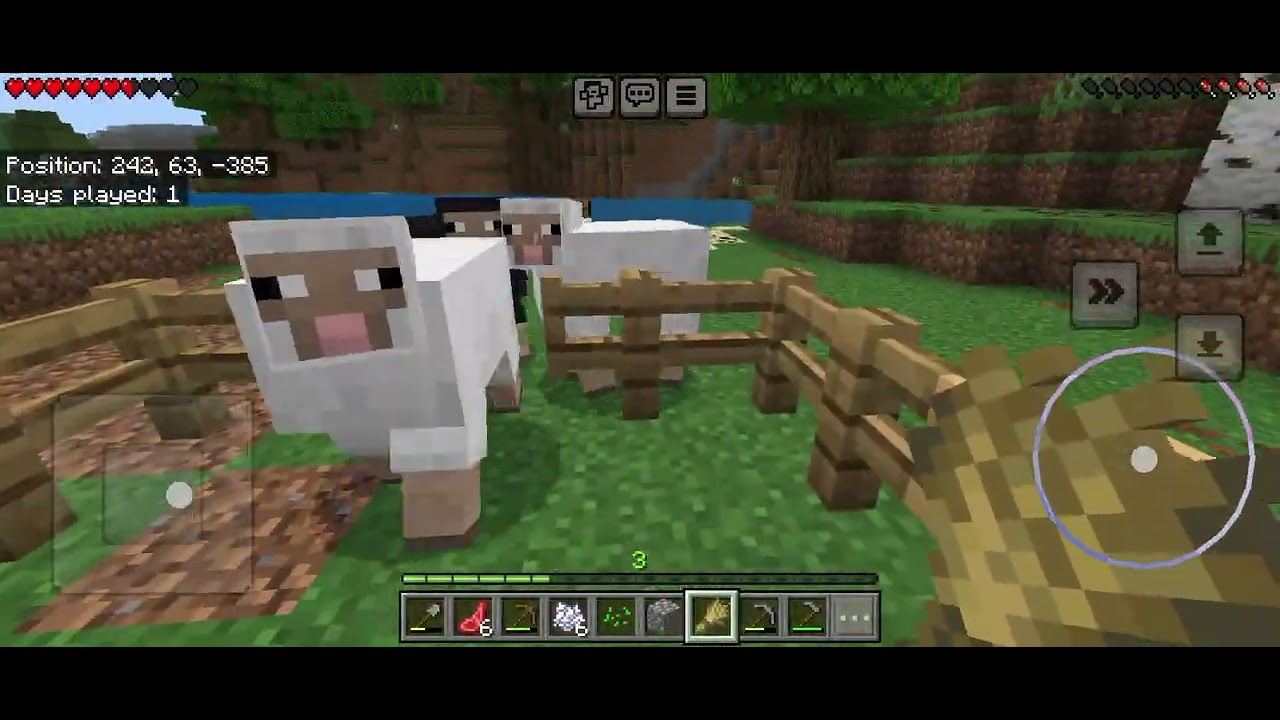 Bermain minecraft