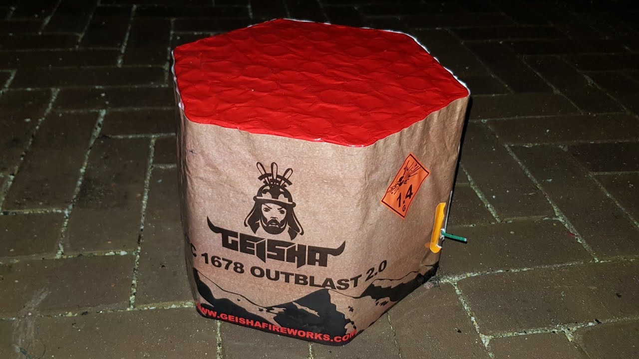 1678 Outblast 2.0 - Geisha - Vuurwerkmania - NL Pyro Crew