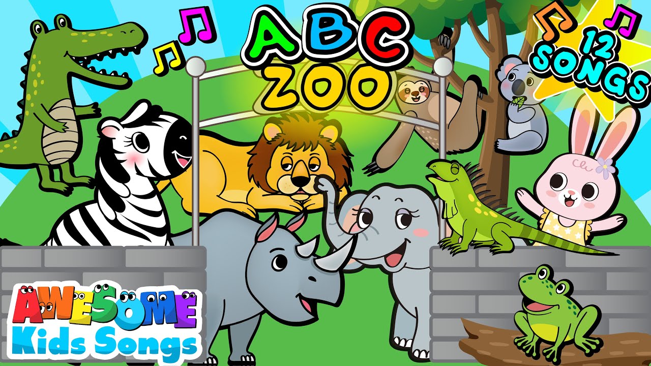 Alphabet Zoo & ABC Animal Learning Songs for Kids #AwesomeKidsSongs