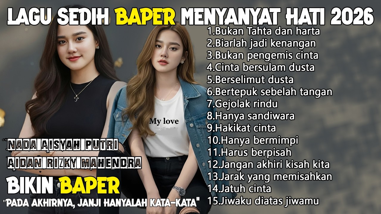 SLOW ROCK MELAYU TERBARU 2026💔SABAR ADA BATASNYA //Cocok Untuk Menemani Perjalanan Dan Santai