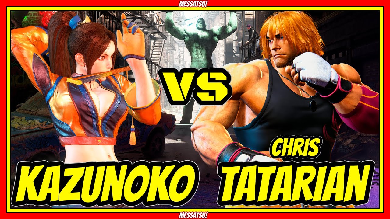 SF6 Kazunoko (Mai) VS Chris Tatarian (Ken)💥Messatsu💥