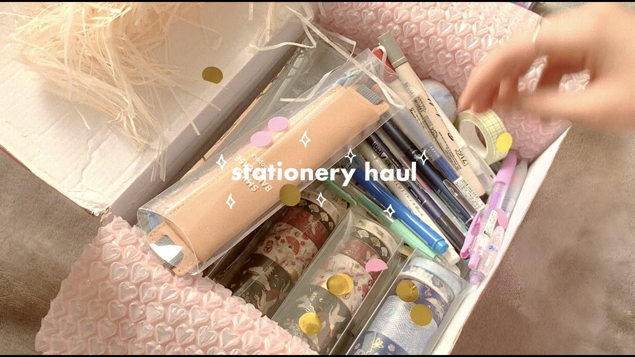 🥞 huge stationery haul w/ stationery pal  + GIVEAWAY