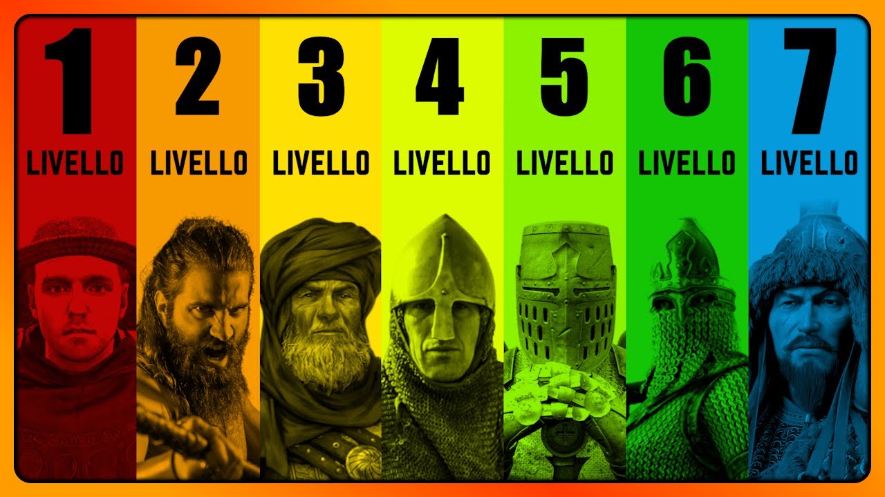 I 7 Livelli di Guerrieri Medievali