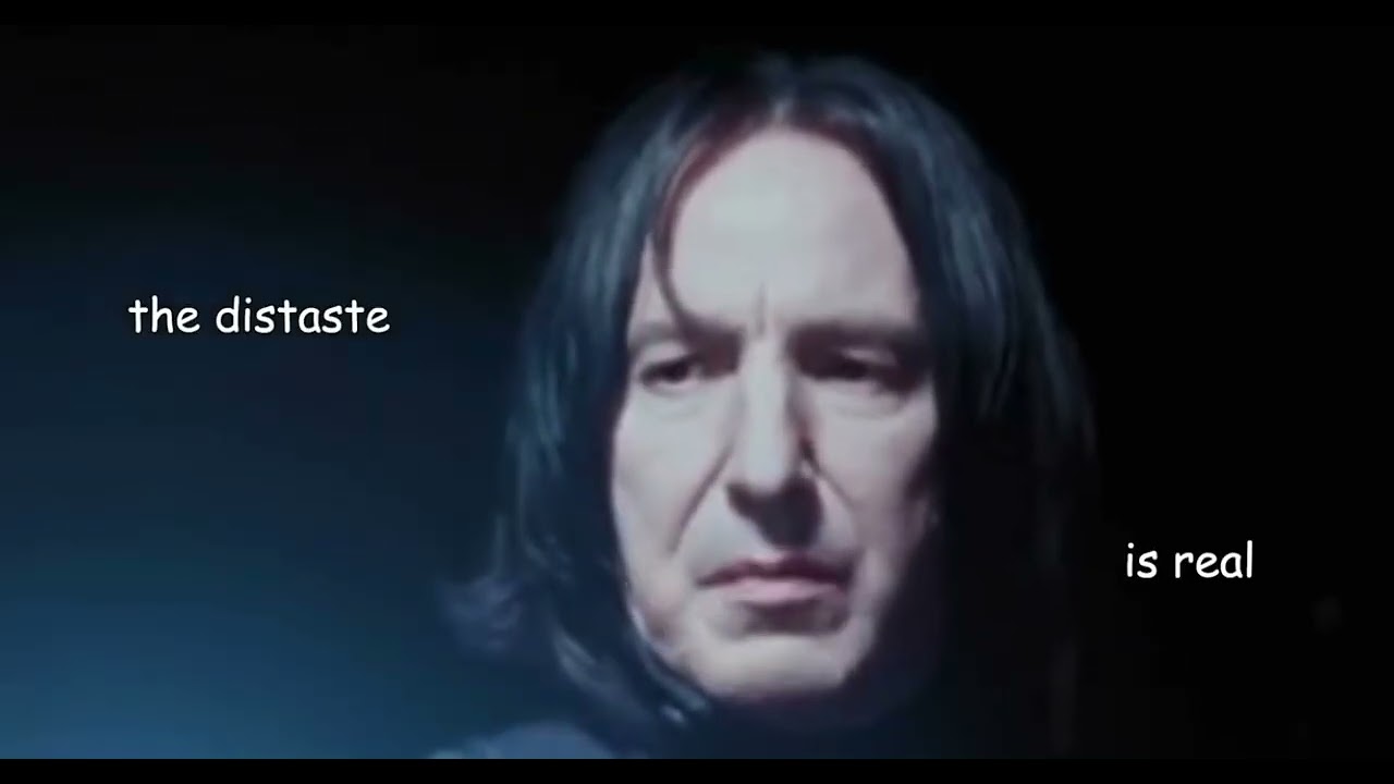 Snape being iconic 