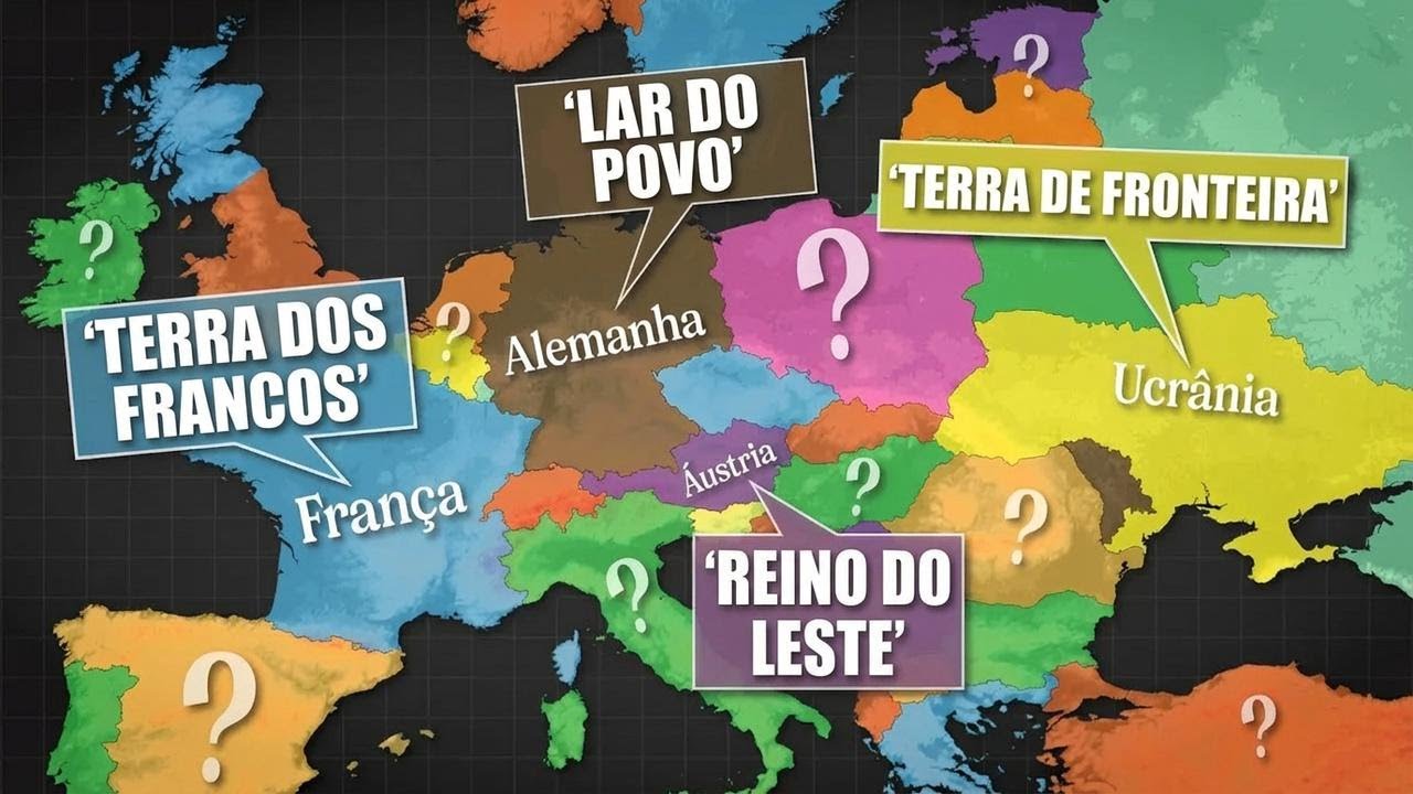 De onde vêm e o que significam os nomes dos países europeus