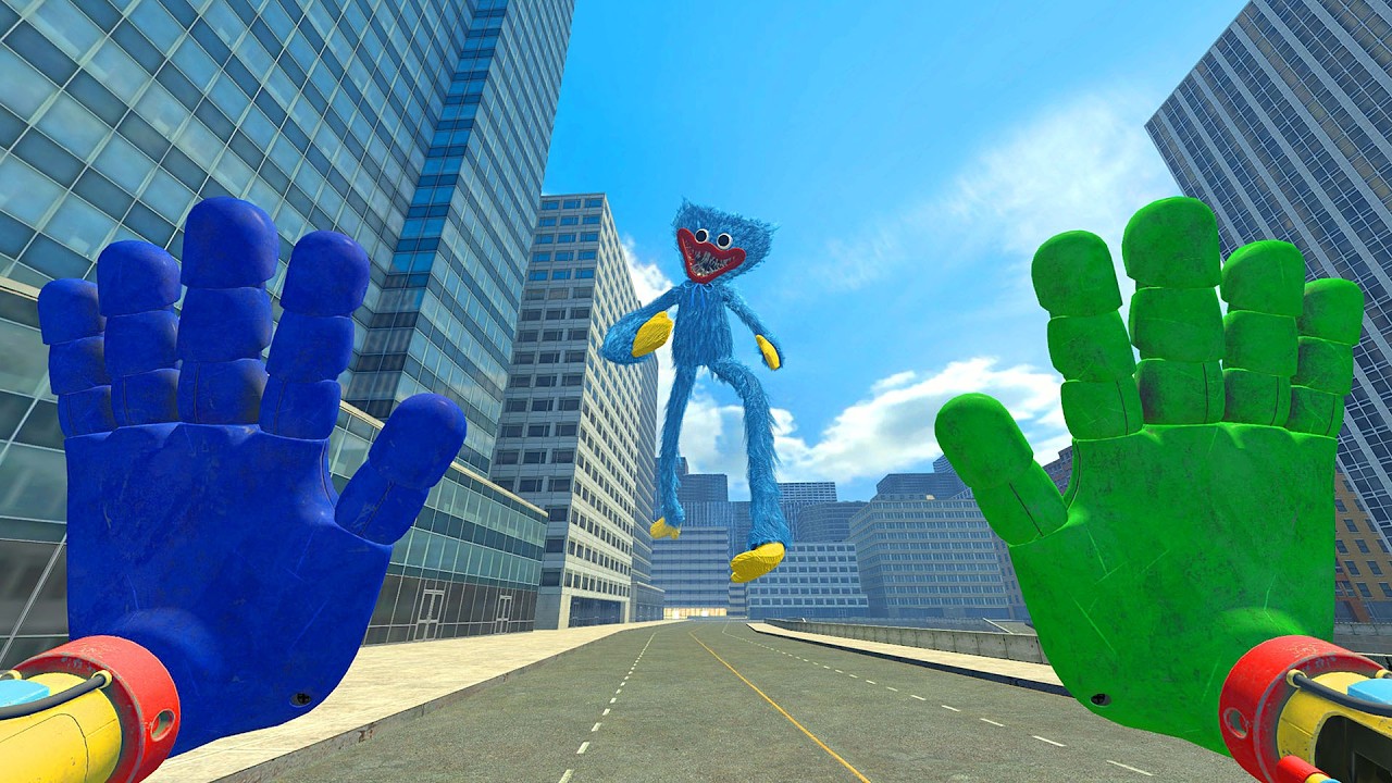 SURVIVING  HUGGY WUGGY FROM POPPY PLAYTIME HUNTED ME | #garrysmod