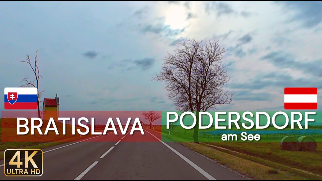 [Log The Trek] From Bory (Bratislava) to Podersdorf am See (Austria) | November | 4K Drive