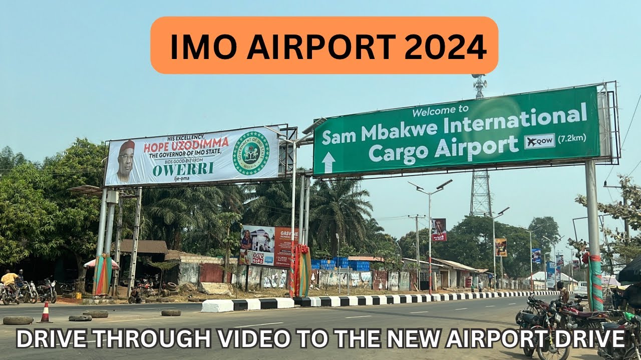 Afternoon Drive Through To The Airport, Owerri , IMO | Driving Sounds for Education purposes