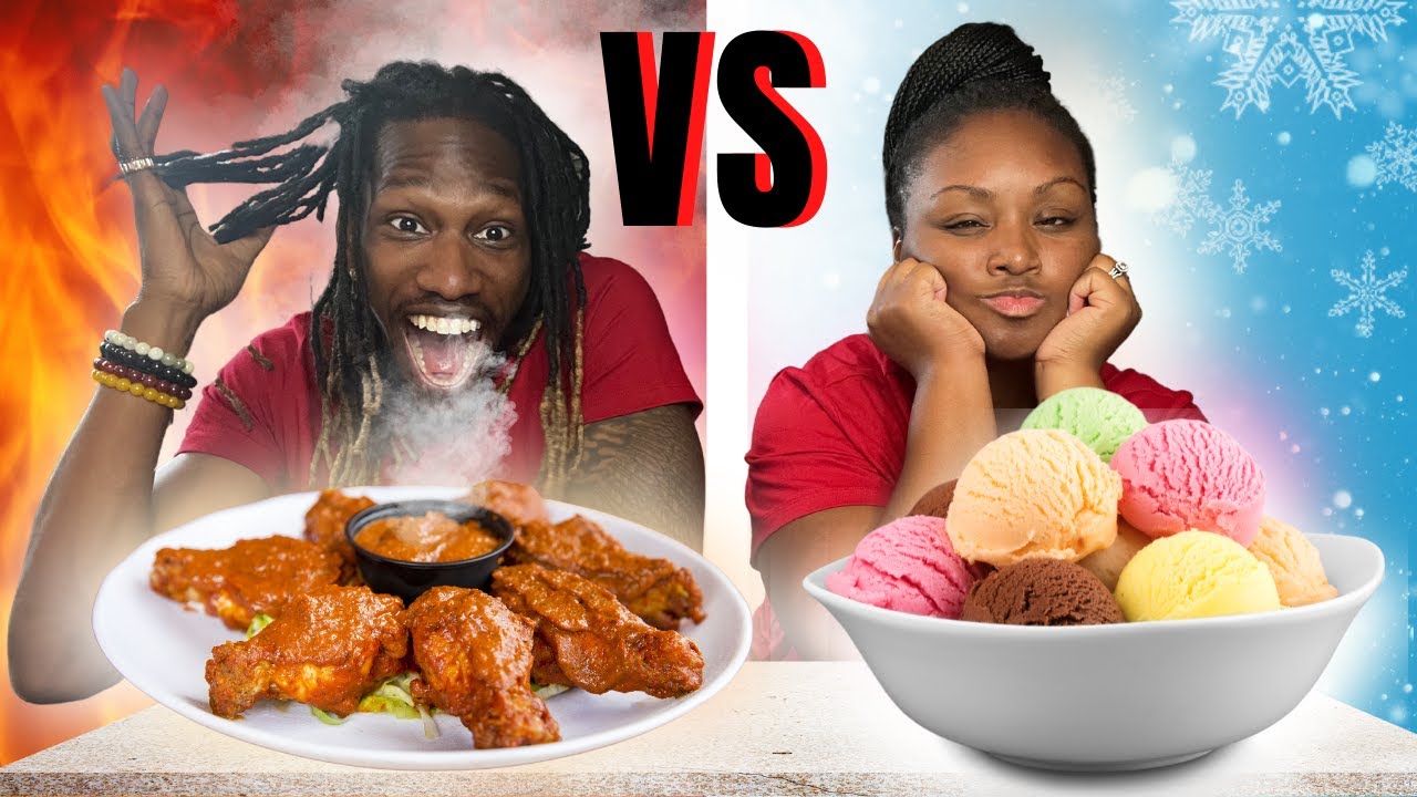 HOT VS COLD FOOD CHALLENGE 🔥