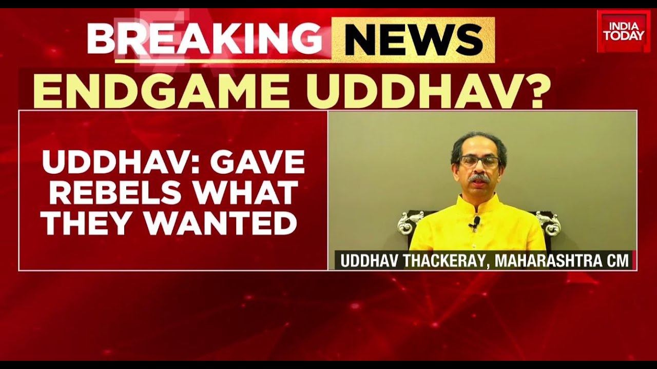 Uddhav Thackeray Resigns As Maharashtra CM, Appeals To Shiv Sainiks To Maintain Peace