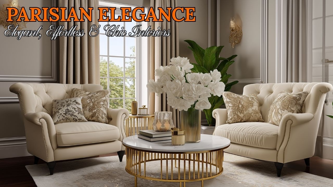 Parisian Style Home Decor | Elegant, Effortless & Chic Interiors.