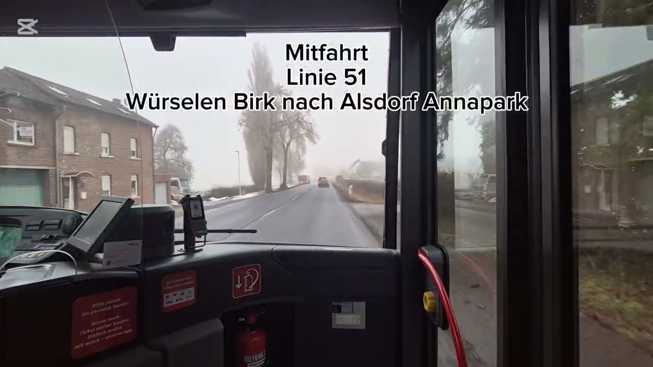 Mitfahrt | Linie 51 Würselen Birk - Alsdorf Annapark | C2 Capacity | ASEAG #dasteigichein