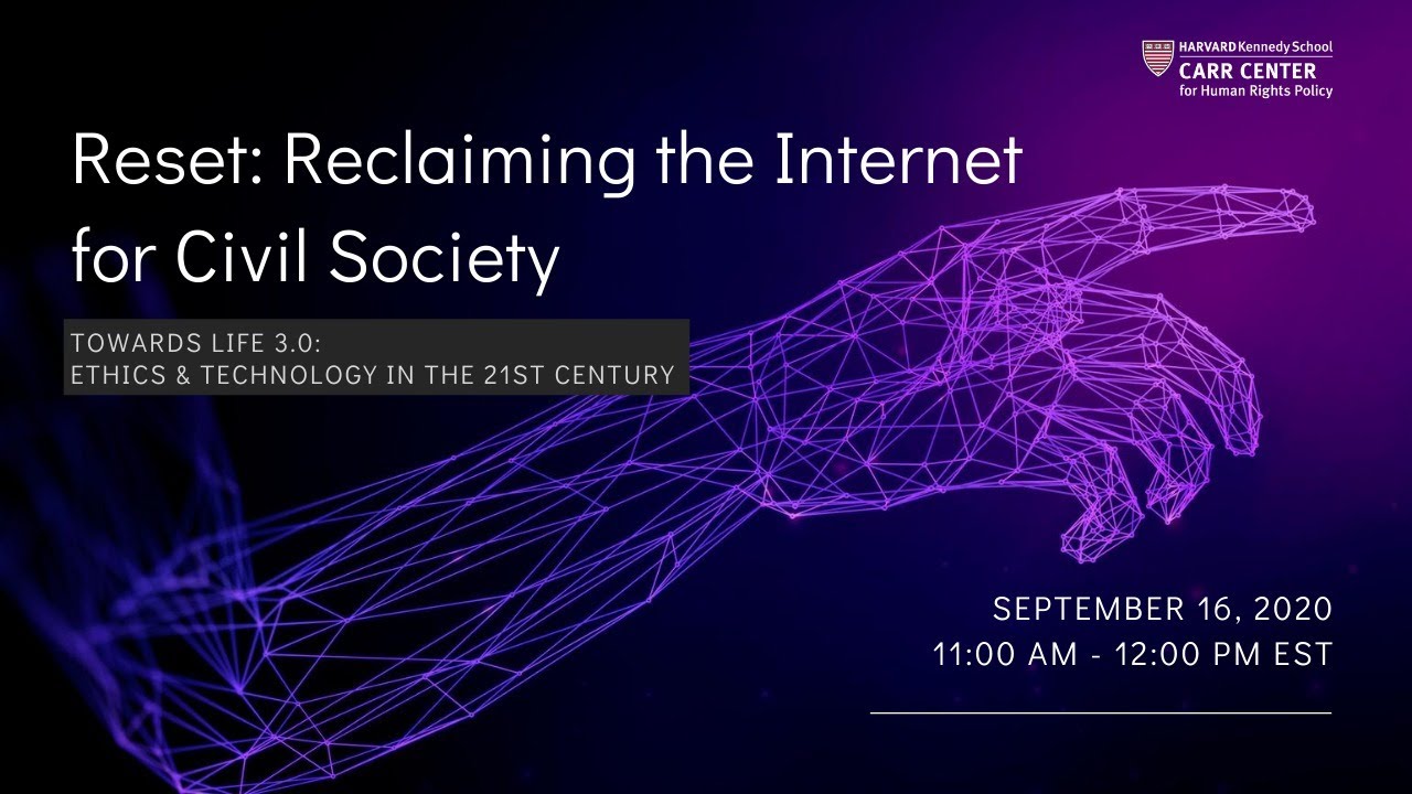 Reset: Reclaiming the Internet for Civil Society