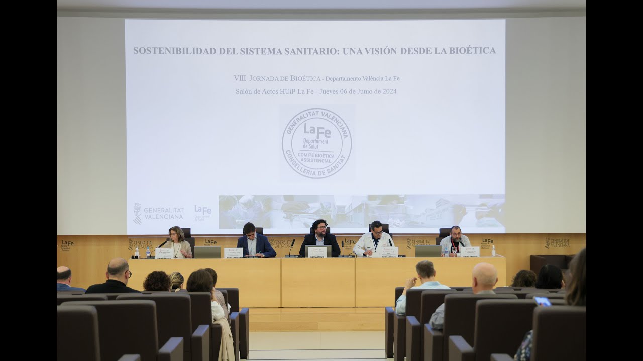 VIII Jornada de Bioética La Fe: Sostenibilidad del sistema sanitario: una visión desde la Bioética