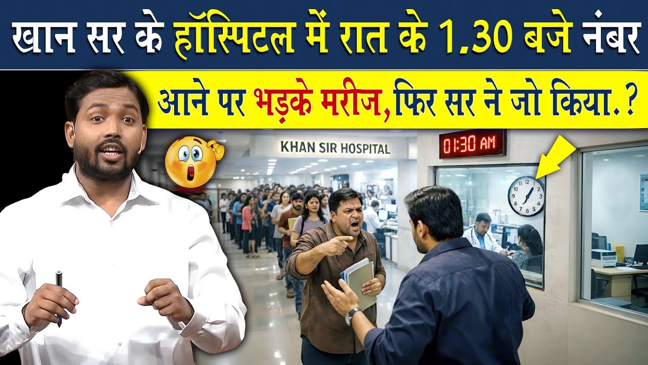 हॉस्पिटल की शिकयत लेकर आए इस मरीज़ को खान सर ने क्या नसीहत दी?