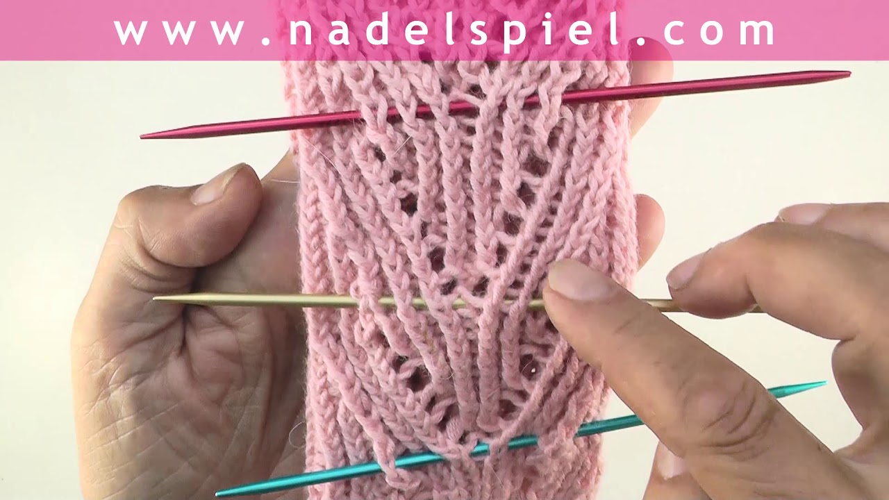 Stricken mit eliZZZa * Verschr&auml;nkte Maschen und Lace-Muster