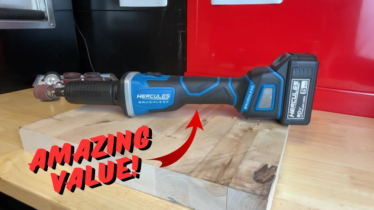 Harbor Freight Hercules 20v Cordless Die Grinder Review | AWESOME VALUE WITH ONE HUGE FLAW!