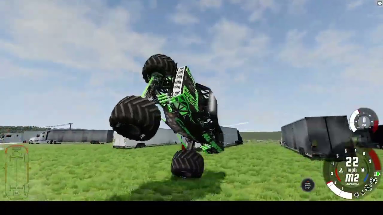 Mega 17 truck Monster Truck Freestyle