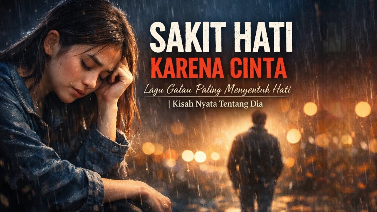 Romantic Songs|SAKIT HATI KARENA CINTA| Lagu Romantis Viral 2025 (Official Lyric Video)  
