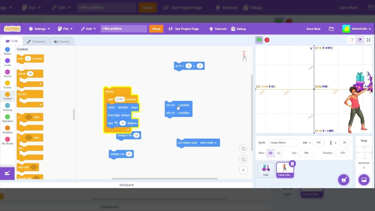 Scratch Academy – Movement Part 2