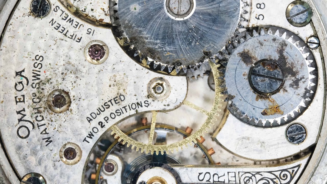 READ Repairs #004 Cleaning an Omega pocket watch