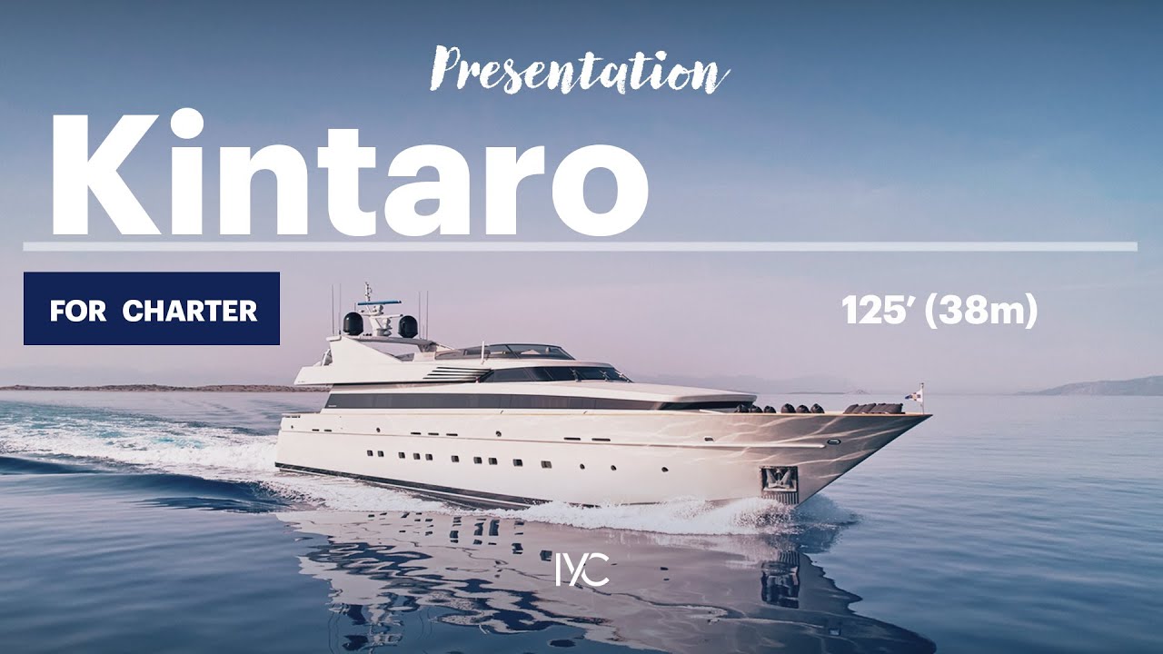 KINTARO | The Greek 125' (38m) Golden Boy by Cantieri di Pisa | For charter with IYC