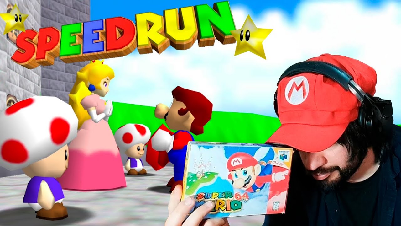 Me pasé MARIO 64 en menos de 25 MINUTOS!!! - ZetaSSJ
