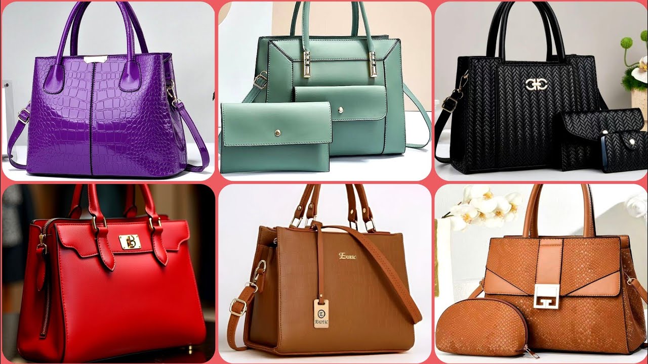 STYLISH LEATHER TOTE HANDBAG FOR WOMEN'S//NEW DESIGN SPRING FALL FASHION BAGS 2026