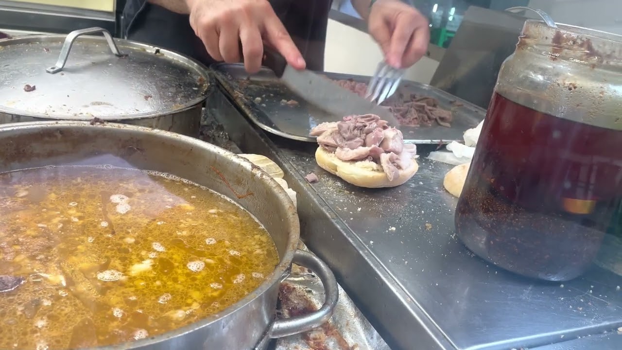 Panino al Lampredotto #firenze #lampredotto Street food
