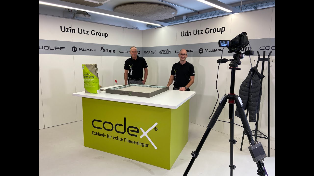BAU ONLINE 2021 - Unsere Marke codex präsentiert die Produkte codex Stone SX 50 MB & codex X-Tensive