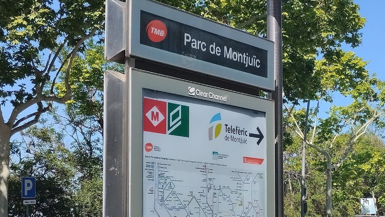 TMB Funicular de Montjuic - Trayecto Completo