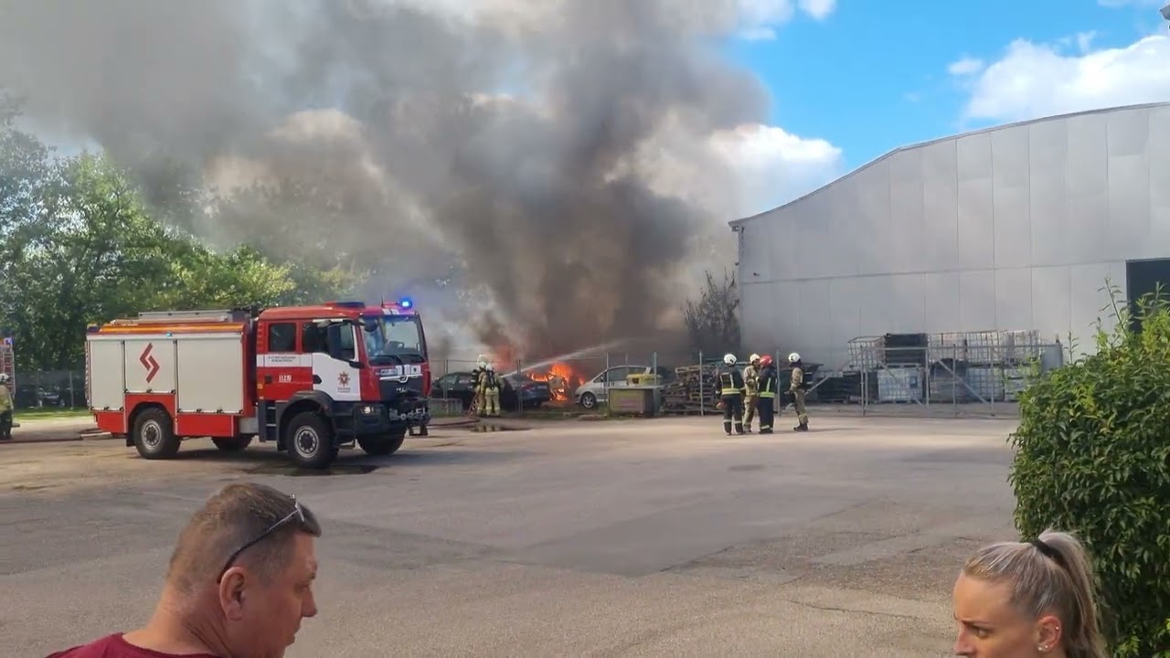 Small fire from EV