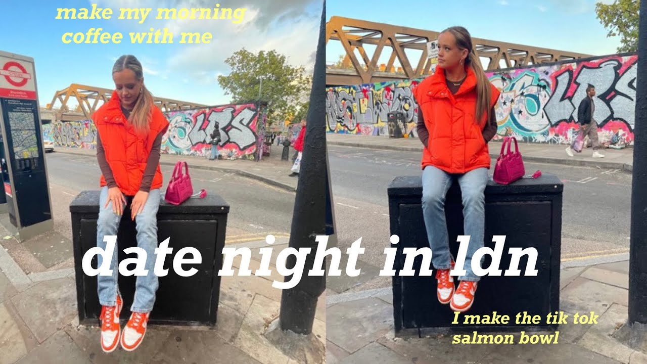 DATE NIGHT VLOG WITH MY BF IN LDN | I MADE THE TIK TOK SALMON & RICE BOWL