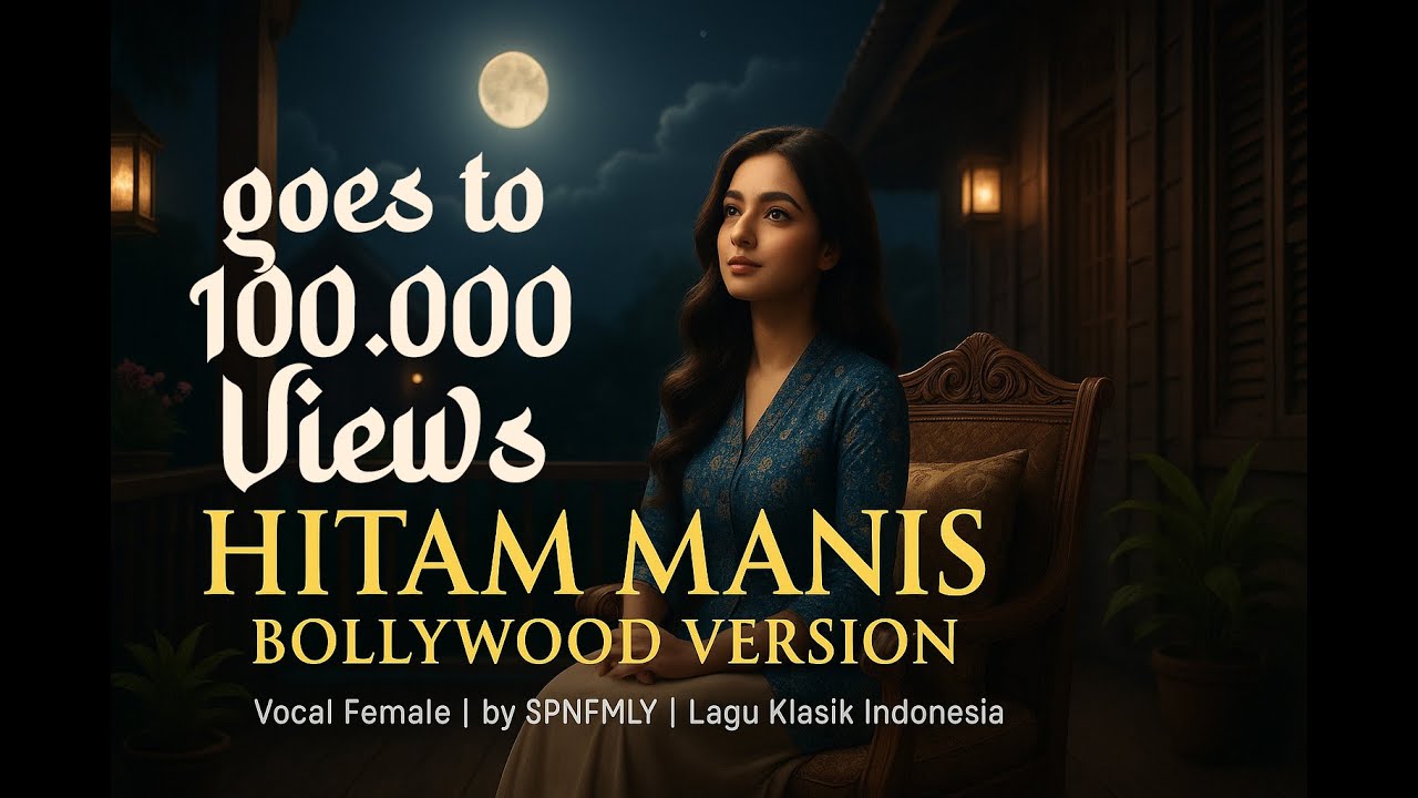 Hitam Manis (Cover Bollywood Style) | Vocal Female | by SPNFMLY | Lagu Klasik Versi India