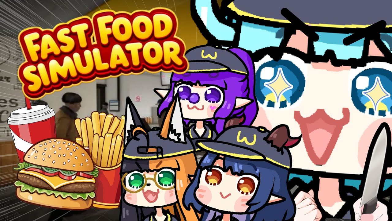 【FAST FOOD SIMULATOR】The return of the happiest meal cos Vtubers made it👩‍🍳🔥₊⊹【Penny Puffball】