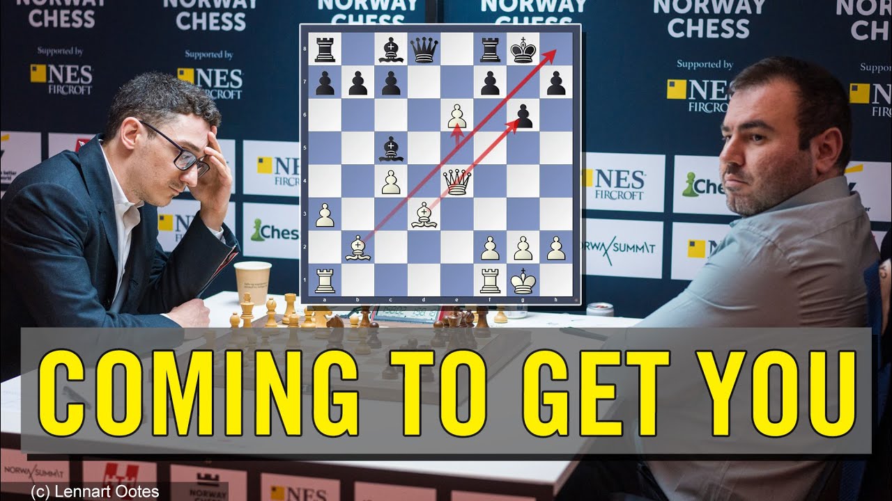 Coming to get you | Fabiano Caruana vs Shakhriyar Mamedyarov | Norway Chess 2023