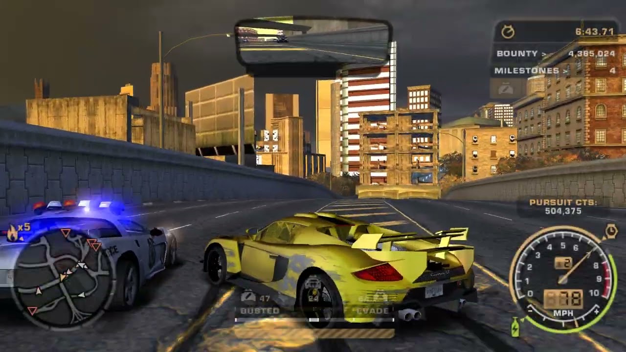Need for Speed  Most Wanted Porsche Carrera GT Pursuit #3