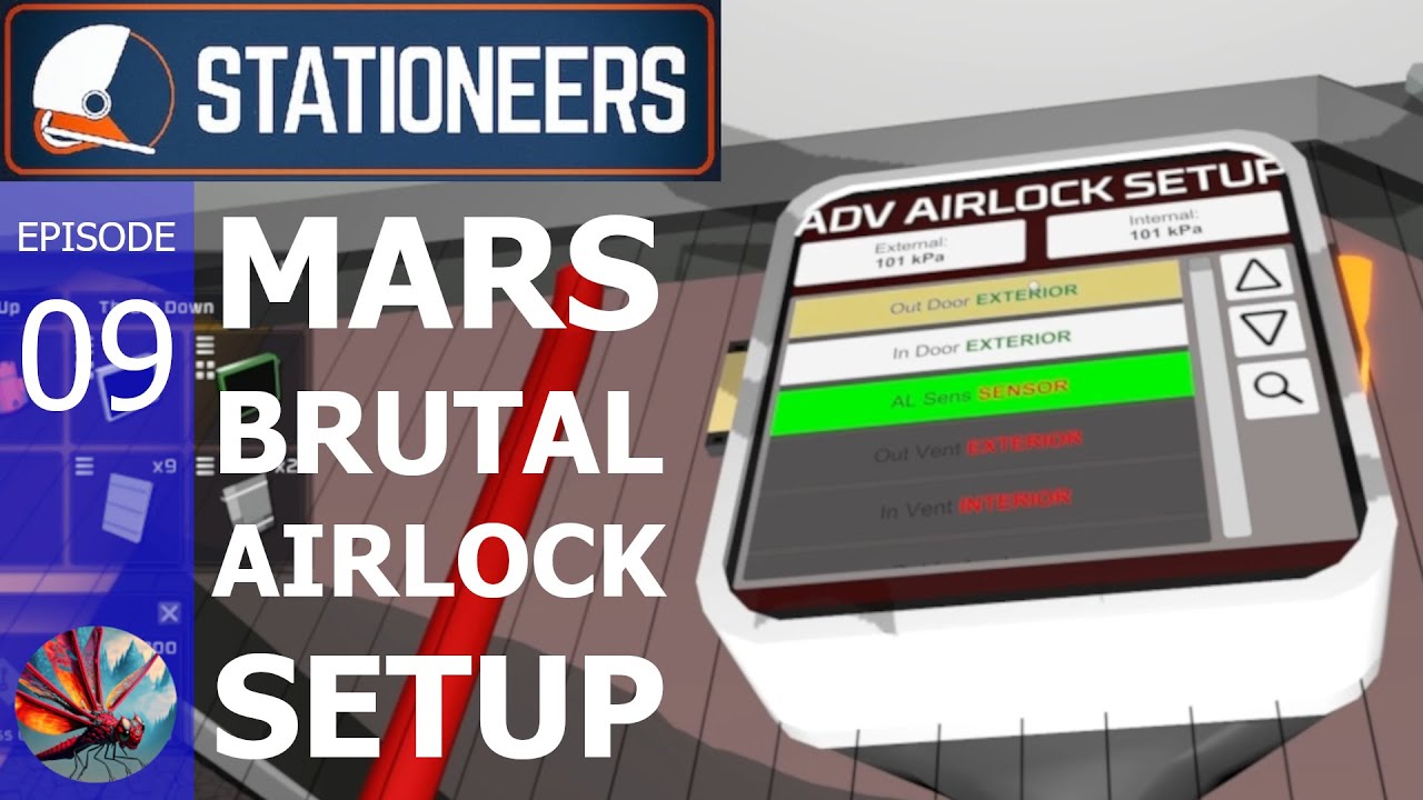 Mars BRUTAL - Установка шлюза [Stationeers Mars Сезон 2 (E-009)]