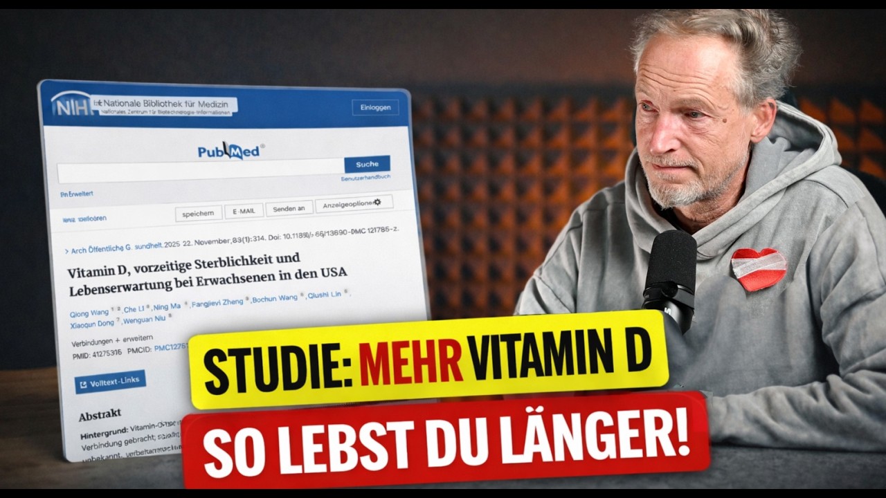 Neue Studie zeigt Zusammenhang: Vitamin D und längeres Leben!