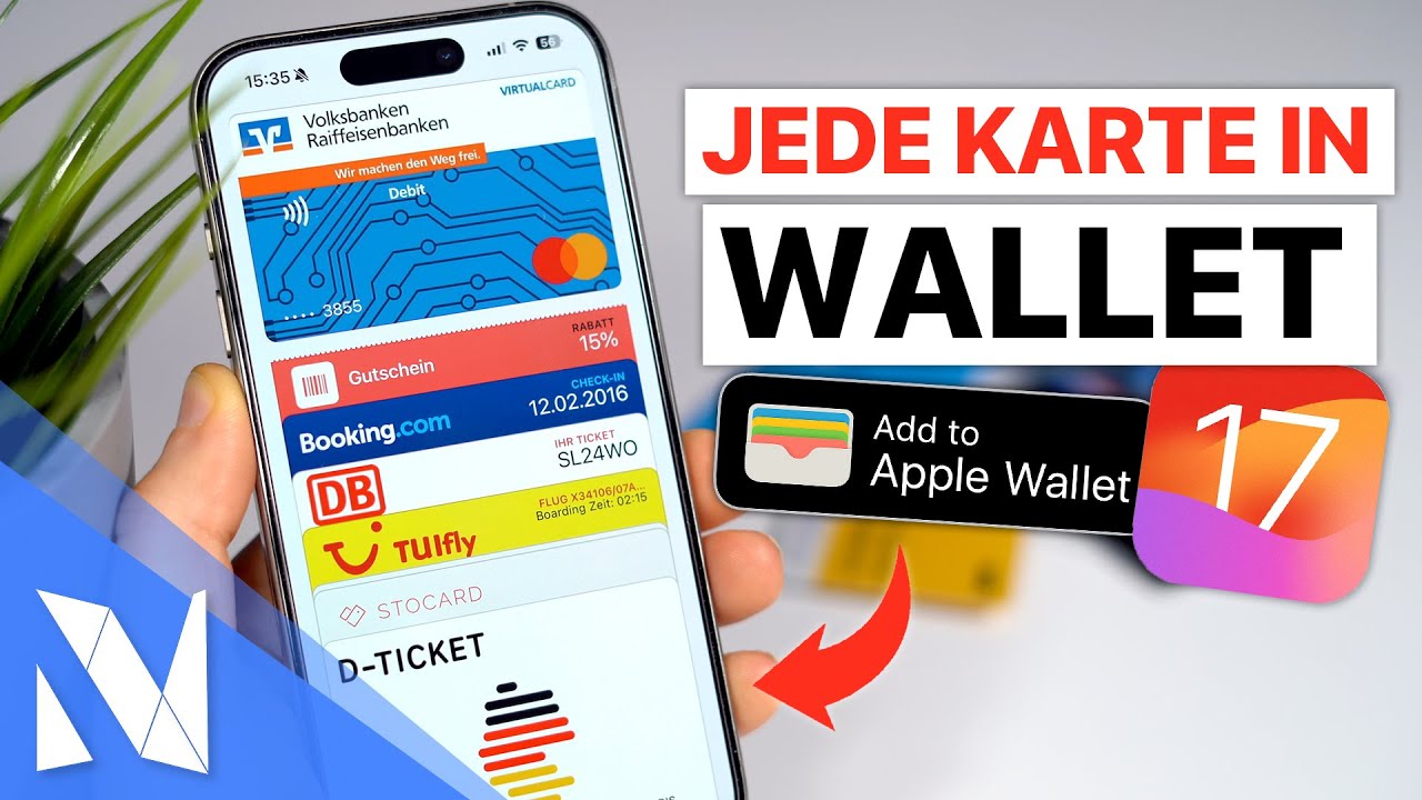 JEDE Karte (Tickets, D-Ticket, Krankenkasse, ...) in Apple Wallet legen! (2024) | Nils-Hendrik Welk