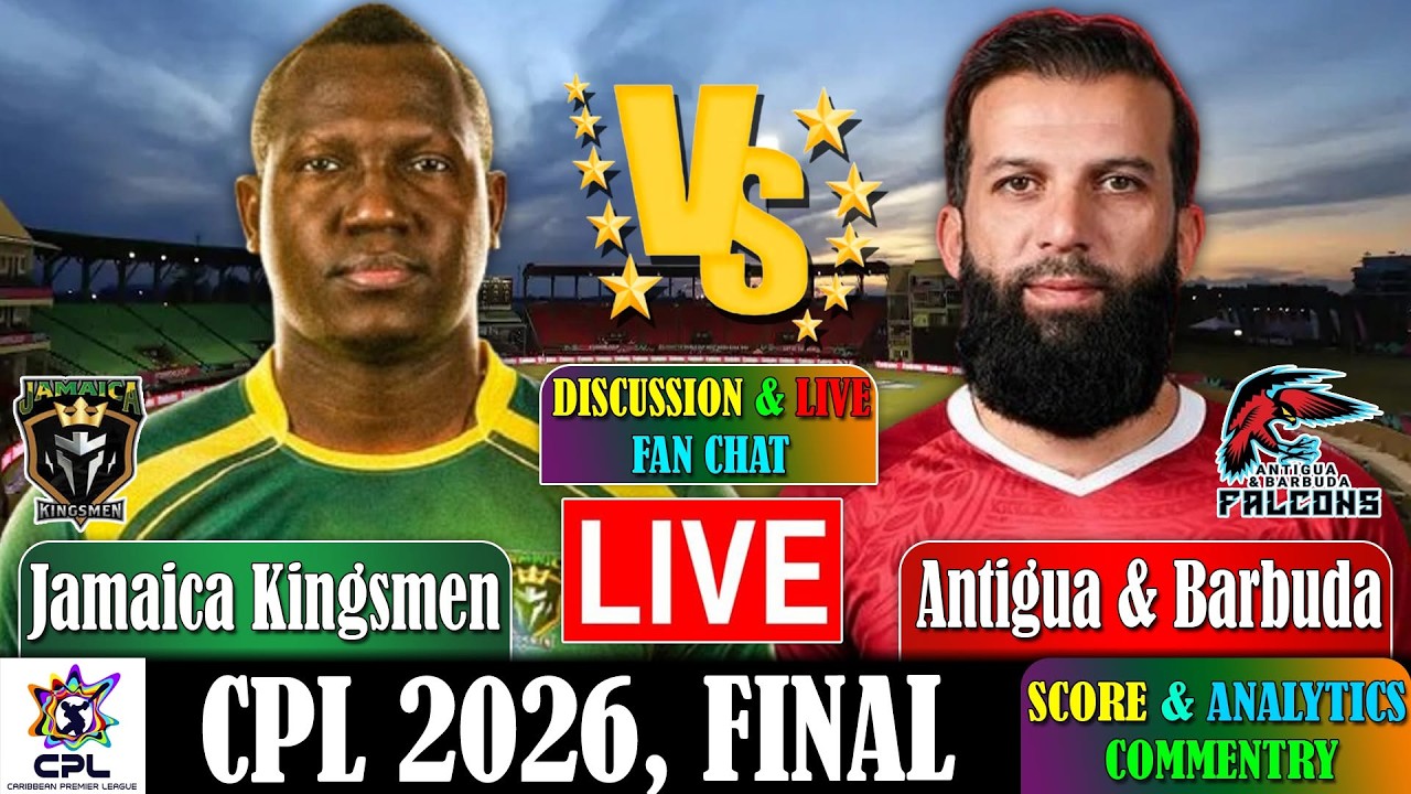 cpl live Score 2026 | Antigua & Barbuda vs Jamaica Kingsmen Score Bangla Commentary & Analytics